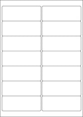 ValueX Multipurpose Label 99.1x38.1mm 14 Per A4 Sheet White (Pack 1400 Labels) - 15131SM